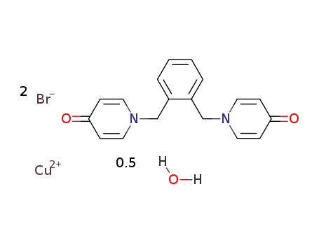 [[Cu(II)(N,N'-o-phenylenedimethylenebis(pyridin-4-one))Br2]*0.5H2O]n