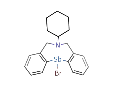 12-bromo-N-cyclohexyl-5,6,7,12-tetrahydrodibenz[c,f][1,5]azastibocine