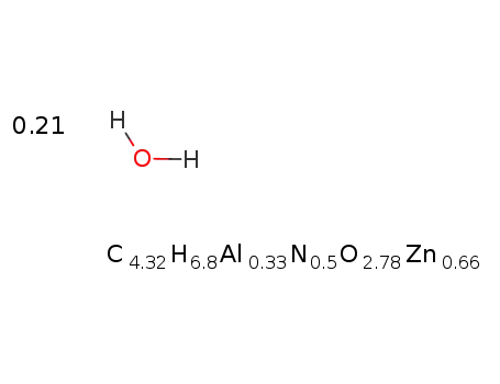 Zn0.66Al0.33(OH)2(phenylalanyl-phenylalanine)0.24(NO3)0.02*0.21 H2O