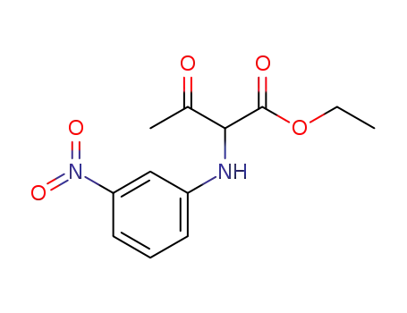 2-(3-nitrophenylamino)-3-oxobutanoic acid ethyl ester