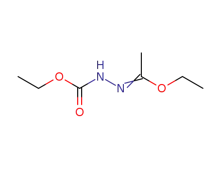 ethyl 2-(1-ethoxyethylidene)hydrazinecarboxylate