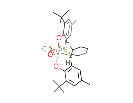 [(trans-1,2-dithiacyclohexanediyl-2,2'-bis(6-tert-butyl-4-methylphenolate))VOCl]