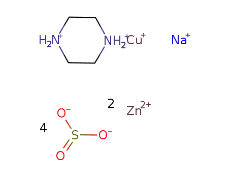 [piperazine(+2H)][NaZn2Cu(sulfite)4]