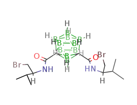 (S,S)-1,7-bis(1-bromo-3-methylbutanamide-2-yl)-1,7-dicarba-closo-dodecaborane