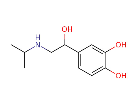 Molecular Structure of 7683-59-2 (Isoproterenol)