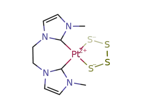 [Pt(1,1′-dimethyl-3,3′-ethylene-4-diimidazolylidene)(S4)]