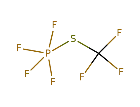 Molecular Structure of 66604-83-9 (Phosphorane, tetrafluoro[(trifluoromethyl)thio]-)