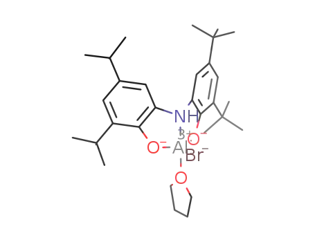[bis(3,5-di-tert-butyl-2-phenol)amine(2-)]AlBr(THF)
