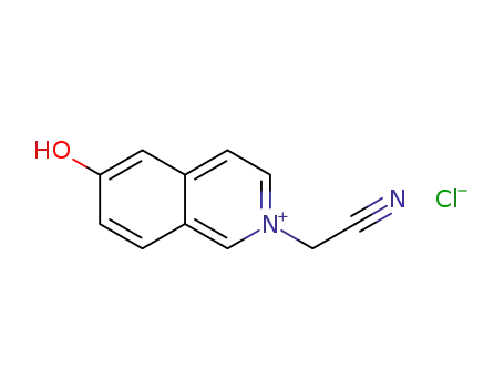 2-(cyanomethyl)-6-hydroxyisoquinolinium chloride