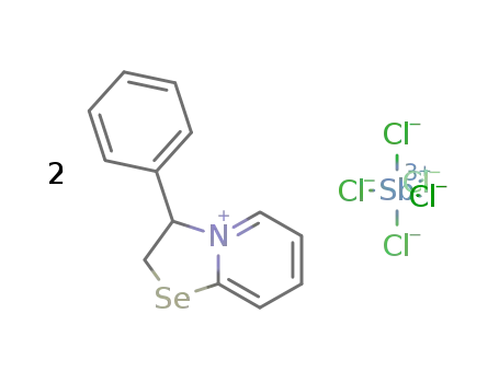 bis(3-phenyl-2,3-dihydro[1,3]selenazolo[3,2-a]pyridinium-4) pentachloroantimonate(III)