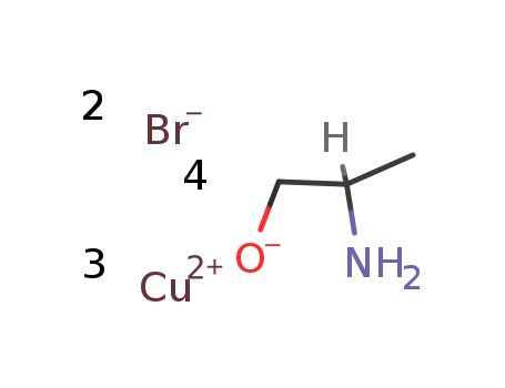 [Cu3((R)-2-amino-propan-1-olate)4(μ-Br)2]