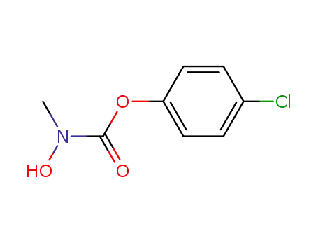 Molecular Structure of 13649-16-6 (Carbamic acid, hydroxymethyl-, 4-chlorophenyl ester)
