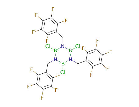 N-tris(pentafluorobenzyl)-B-trichloroborazine