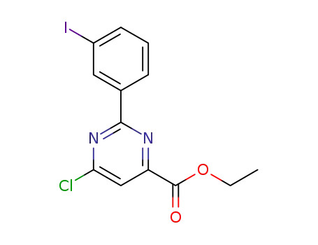 ethyl 6-chloro-2-(3-iodophenyl)pyrimidine-4-carboxylate