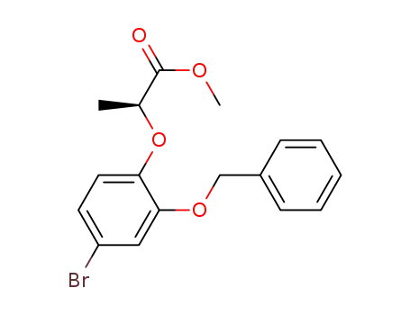 (2S)-methyl 2-(2-(benzyloxy)-4-bromophenoxy)propanoate