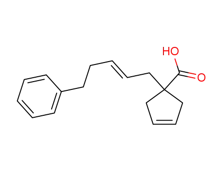 (E)-1-(5-phenylpent-2-en-1-yl)cyclopent-3-ene-1-carboxylic acid