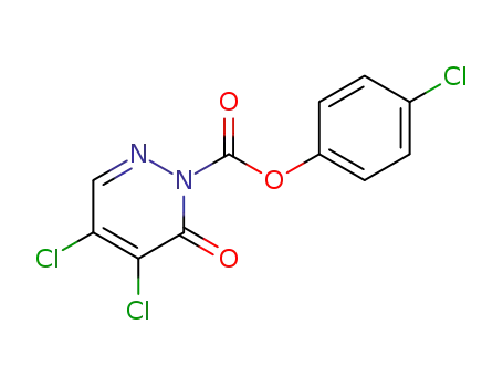 4-chlorophenyl 4,5-dichloro-6-oxopyridazine-1(6H)-carboxylate