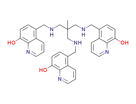 5,5′-(2-(((8-hydroxyquinolin-5-yl) methylamino)methyl)-2-methylpropane-1,3-diyl) bis(azanediyl)bis(methylene)diquinolin-8-ol