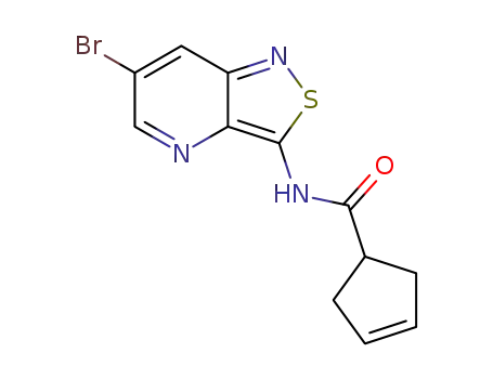 N-(6-bromo-isothiazolo[4,3-b]pyridin-3-yl)cyclopent-3-enecarboxamide