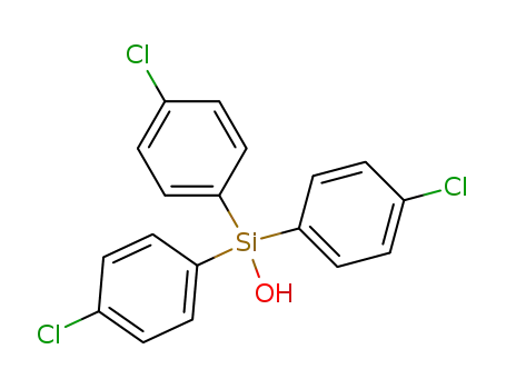 Molecular Structure of 18373-61-0 (Silanol, tris(4-chlorophenyl)-)