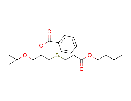 2-[(3-butoxy-3-oxopropyl)sulfanyl]-1-(isopropoxymethyl)ethyl benzoate