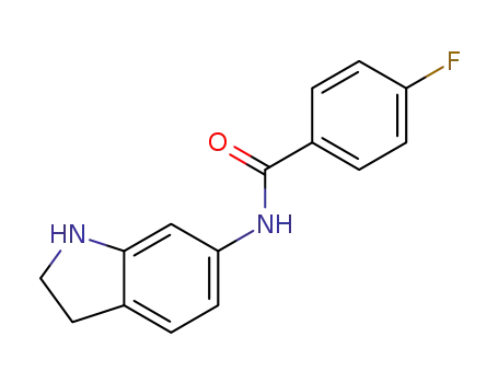 4-fluoro-N-(indolin-6-yl)benzamide