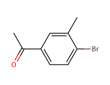 Molecular Structure of 37074-40-1 (4'-Bromo-3'-methylacetophenone)