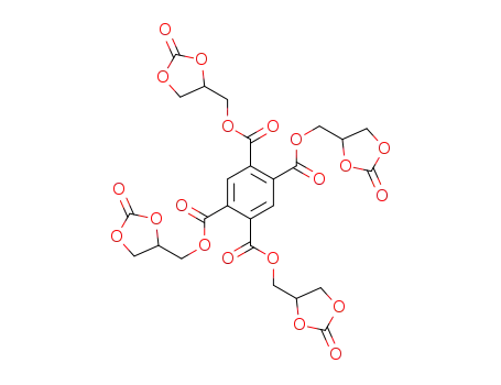 benzene-1,2,4,5-tetracarboxylic acid tetrakis-(2-oxo-[1,3]dioxolan-4-ylmethyl) ester