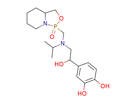 2-[[2-(3,4-dihydroxyphenyl)-2-hydroxyethyl](isopropyl)amino]methyl-2-oxo-2λ5-perhydro[1,3,2]oxazaphospholo[3,4-a]pyridine