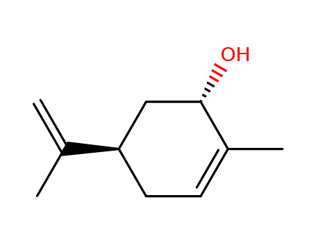 (E)-carveol,(E)-p-mentha-6,8-dien-2-ol,trans-1-methyl-4-isoprpenyl-6-cyclohexen-2-ol