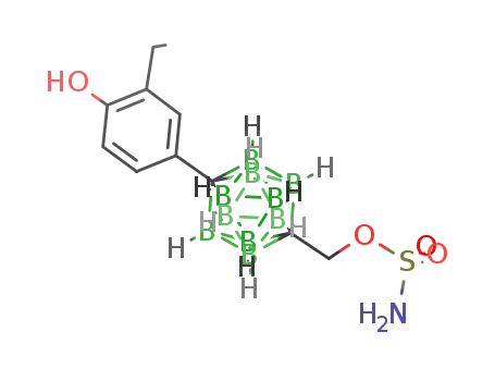 1-sulfamoyloxymethyl-12-(3-ethyl-4-hydroxyphenyl)-12-dicarba-closo-dodecaborane