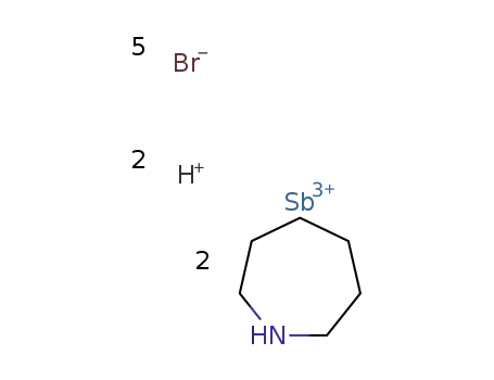 2C6H13N*2H(1+)*Sb(3+)*5Br(1-)