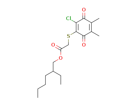 2-ethylhexyl 2-(2-chloro-4,5-dimethyl-3,6-dioxocyclohexa-1,4-dienylthio)acetate