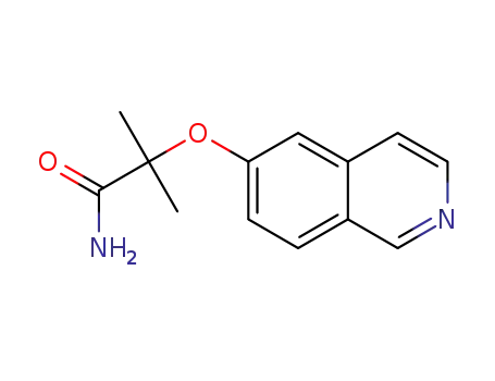 2-(isoquinoline-6-yloxy)-2-methylpropanamide