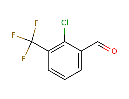 Molecular Structure of 93118-03-7 (2-Chloro-3-(trifluoromethyl)benzaldehyde)