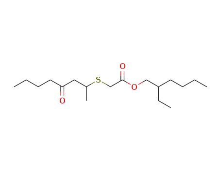 (±)-2-ethylhexyl 2-((4-oxooctan-2-yl)thio)acetate