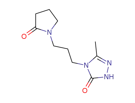 5-methyl-4-[3-(2-oxopyrrolidin-1-yl)propyl]-2,4-dihydro-3H-1,2,4-triazol-3-one