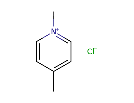 Molecular Structure of 38078-47-6 (Pyridinium, 1,4-dimethyl-, chloride)