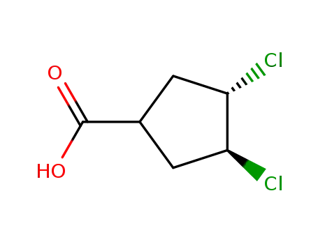 trans-3,4-dichlorocyclopentanecarboxylic acid