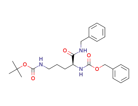 N-benzyloxycarbonyl-N-ε-tert-butoxycarbonyl-L-ornithylbenzylamide