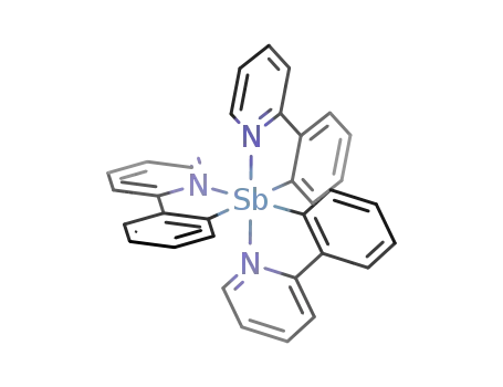 tris[2-(2-pyridyl)phenyl]stibine