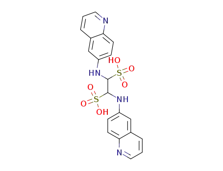 1,2-bis-[6]quinolylamino-ethane-1,2-disulfonic acid