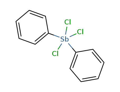 Molecular Structure of 21907-22-2 (Diphenylantimony dichloride)