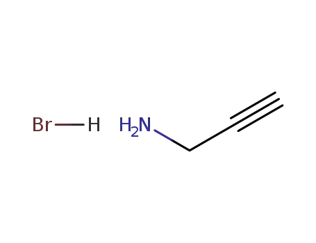 Molecular Structure of 89032-97-3 (2-Propyn-1-amine, hydrobromide)