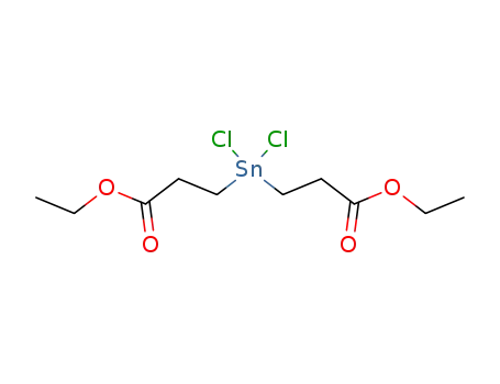 Propanoic acid, 3,3'-(dichlorostannylene)bis-, diethyl ester