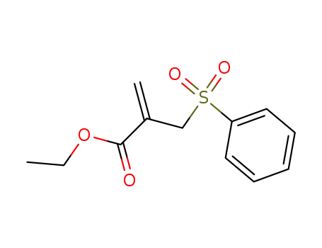 Molecular Structure of 89295-32-9 (ETHYL-(2-PHENYLSULFOMETHYL)-ACRYLATE)