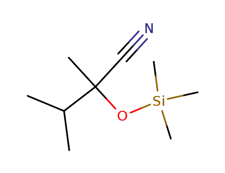 Molecular Structure of 883726-88-3 (2,3-diMethyl-2-(triMethylsilyloxy)butanenitrile)