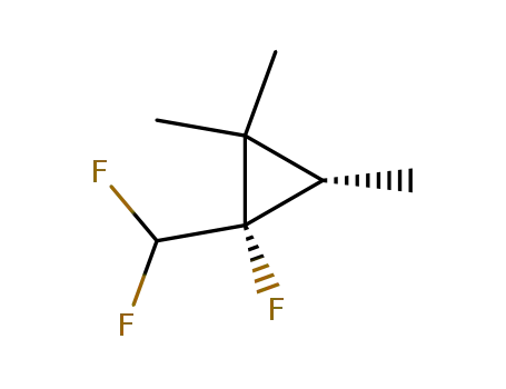 1-fluoro-r-1-difluoromethyl-c-2-t-2,3-trimethylcyclopropane