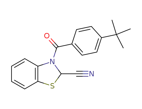 2-Cyano-3-(p-tert-butylbenzoyl)-2,3-dihydrobenzothiazole
