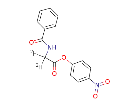 p-nitrophenyl N-benzoylglycinate-2,2-d2